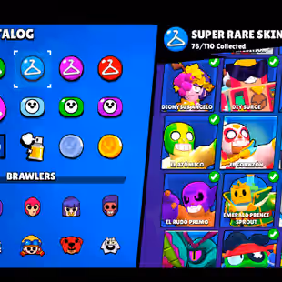 🌟189 SKINS🌟50.600 TROPHY | 88 BRAWLERS | 21 MAX | 11 HYPERCHARGED | INSTANT DELIVERY | FULL ACCESS - Image 23
