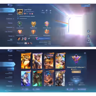 MOONTON | LV 115 | ⭐MAGIC CHEST LEGEND BACKGROUND⭐ | EPIC RECALL F. CROWN | WR 55 PERCENT | HERO 121 | SKIN 245 | BP 11K - Image 2