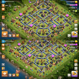 7. LEVEL-178! TH14! 800 cwl MEDALS! HEROES-61|73|42|55|26| MAX OUT DEFENCES! GOOD TROOPS! GOOD EQUIPMENTS! - Image 1
