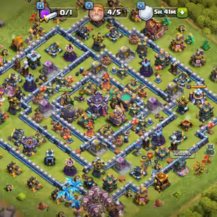 E503 | 3 EPIC EQUIPMENTS [RARE] | XP 180 TH15 SEMI MAX | BK 49 AQ 53 GW 25 RC 20 MP 22 | BLUE WALLS | HIGH LEVEL TROOPS - Image 1