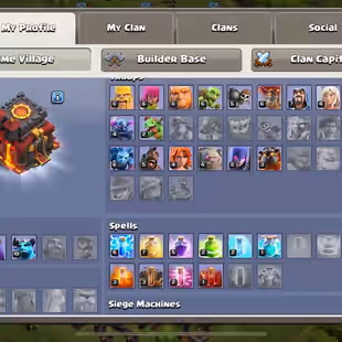 TOWNHALL 10 [] HEROES 26-20-10-0-0 [] MEDAL 106 [] AVAILABLE - Image 1