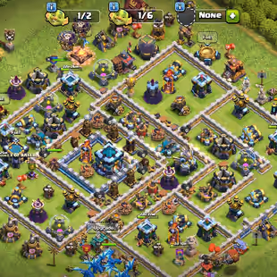 4 EPICS AND 3 HERO SKIN'S !! TH13 BEST DONATED !! XP147 !! HEROS 59-60-44-41-16 !! NC FRRE - Image 1