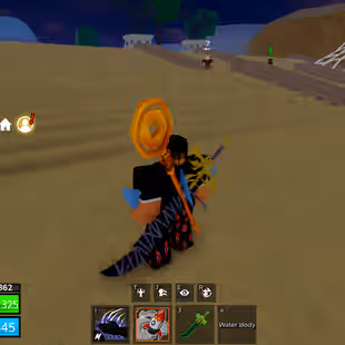 SEA 2 | LVL 1602 | 2 PERMS (ICE + ROCKET) | DARK BLADE | 20+ FRUITS - Image 1