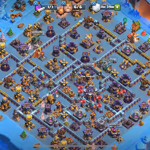 townhall 15 close to fully maxed account just with some upgrades left for each thing - Image 1
