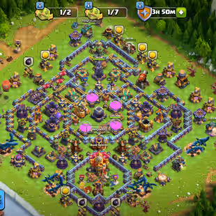 TH 15 MAX NEW TH 16 || HEROS 82-84-53-55-33 || DEFENCE CLOSE MAX|| 690 MEDLAS || GOOD LVL HERO EQUIPMENT - FAST DELIVER - Image 1