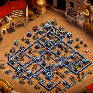 REAR🔥||LVL-160||TH-13📌WAR ARENA SCENERY ||BH-7||1109 GEMS||HEROS-59|69|40|48|17||EQ-GG|FA|FB||SAFE AND SECURE ACCOUNT - Image 1