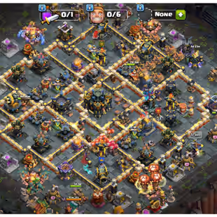 TH17 Account | LvL 226 | 800 Gems | HEROES 96-95-90-71-50 | 9 CWL Medals | 2696 WS | Magic Items | HT 6178 | NC-2000 - Image 1
