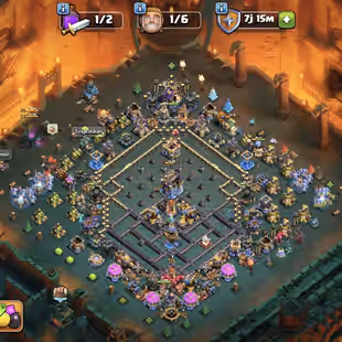 TH18 Max | Max Heroes Almost | Stacked Skins | Good Equipment | BUILDER TH10 - Image 1