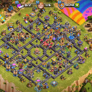 🔥TH 18 ALMOST MAX🔥LEGEND LEAGUE-60 PERCENT DISCOUNT SHOP-XP 248-[ 10 EPIC EQUIPMENT MAX-WALLS DEFENSE MAX-1158 MEDALS - Image 1