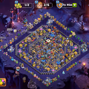 GEM- 10700 ! TH18 MAX TYPE ! SCENERY 10X SKINS 40X ! WAR ARENA LEAGUE SKINS ! HERO 110-110-95-85-55-25! BEST EQUIPMENT - Image 1