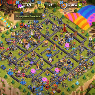 🔥LEGEND RANK🔥 XP 273 | TH18 FULL MAXED OUT READY FOR TH19 | 13 MAX EPIC | 46 SKINS | NC 500 - Image 1