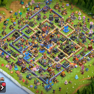 RC MAX |TH18 NEAR MAX TYPE | HUGE TROOPS-DEFECENC MAX | SB-MAX!AF-MAX!RS-MAX!EB-MAX!RB-MAX | HERO-79-91-77-75-55-15 |215 - Image 1