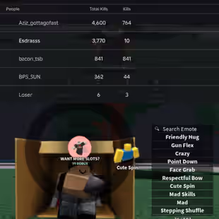 2168 - The Strongest Battleground - iOS Android - Global - TSB - 3700 Kill - VIP GamePass Owned - Skin Avatar - 76 Emote - Image 1