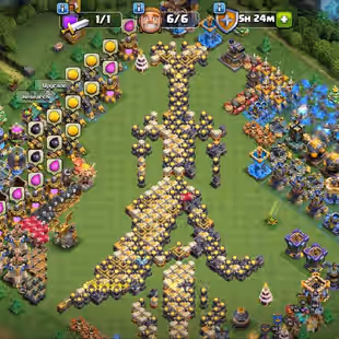 Th18 [League King]💎Hero-104-107-94-85-55 [Duke-21]💎15x-Epic Almost Max [] XP-245 [] NC-Free [] BEST-DEAL - Image 1
