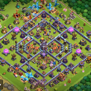 🔥 TH-15 MAX TYPE 💎 MOST DEFENSE  MAX | WALLS MAX | HIGH HEROS | 10 EPIC EQUIPMENT | INSTANT DELIVERY - Image 1