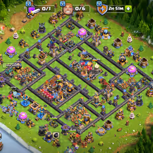 🔥Xp-271🔥 Th18 Almost Max || 6 Heroes Max || High Max Equipment || Builder Base Max || 6 Builders || Nc Available  - Image 1