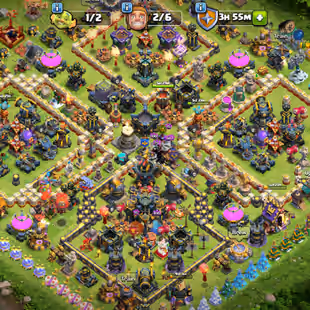 🔥 Xp-226 🔥 Th17 Almost || Almost Max Defense || High Quality Equipment || Heroes 92-90-81-63-40-17 || 6 Builders - Image 1