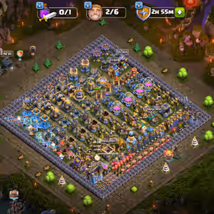 [F1] 🔥 LEGEND LEAGUE 1 🔥 PREMIUM TH-18 ALMOST MAX | FULL SAMURAI SKIN SET | 11X EPIC EQUIPMENT MAXED | WALLS MAXED - Image 1