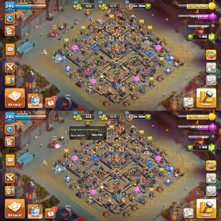 🔥PROFILE MAX TH-18🔥XP-245! 11X EPIC EQUIPMENTS MAX! HEROES:-110-110-95-85-55-25! MAX TROOPS AND PETS! FAST DELIVERY - Image 1