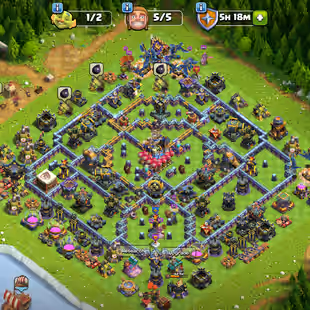 ❗[ 22'000 GEMS - PREMIUM TH-18 ]❗RB [MAX] | MA-SB [20] | GG-AF [19] | HEROS: 76-81-48-74-34-12 | LEVEL 16 WALLS - Image 1