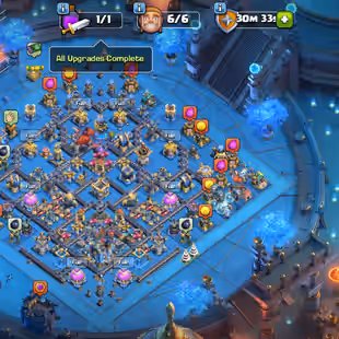 TH18 FULL MAX ! 50 SKINS 13 SCENERY ! BLACKSMITH FULL MAX-TYPE ! RANK-1640 ! WAR ARENA LEAGUE SKIN! 70-OFF DISCOUNT SHOP - Image 1