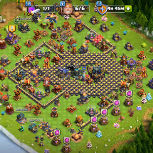 🔥Xp-189🔥 Th17 Walls Max || High Epic Equipment || Good Heroes || 6 Builders || Low Name Change - Image 1