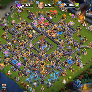 Th18 Almost Max | [6-Hero Max] |[15x-Epic Almost Maxed] | Defence Wall Max | Xp-253 | NC-Yes | BEST-DEAL   - Image 1