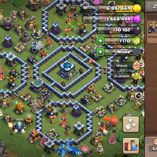 🔥FULLY MAX TH-13🔥[10EPIC-S.B-F.B-R.S MAX] | HERO-75-75-50-50-25 | RENAME AVAILABLE! GOOD SKINS | ONLY 2LAB LEFT - Image 1