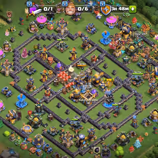 🔥TH 18 CLOSE TO MAX🔥BK 110 AQ 110 MP 91 GW 85 RC 55 DD 25 || BEST EPIC EQUIPMENT || FREE NC || BUILDER HALL 10 - Image 1