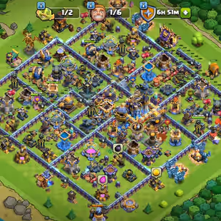 ALMOST MAX TH 18! XP-236! HEROS:- 100-105-90-76-50-4 || SUPER HIGH EPICS EQUIPMENT || MAGIC ITEMS LOADED || FAST DELIVER - Image 1