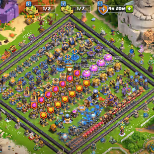 [ COMBO HAYDAY LVL 132 ] HIGH XP 295 💥 TH18 FULL MAX 💥 LEGEND RANK | 10 MAX EPIC | 49 SKINS | 9 SCENERY | 4234 WS - Image 1