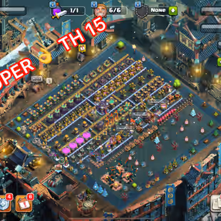 🎯23 EQUIPMENTS LOADED TH 15👹| HIGH SEAS SCENERY | 3122 GEMS | 760 CWL MEDALS | LOTS OF MAGIC ITEMS | BH10 INSTANT DLVR - Image 1