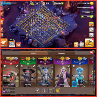 [F1] 🔥 RARE COSMIC SKIN SET -1 SKIN 🔥 TH-18 ALMOST MAXED | 6X HEROES MAXED | 8X RARE SCENRY | SOLID EPIC EQUIPMENT  - Image 1