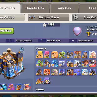 296-XP/FREE NC | TH18 MAX TYPE | 30K LEGEND TROPHY | CLOSE MAX FULL BLACKSMITH | HERO-110-110-95-85-55-25 | ITEMS-SKINS - Image 1