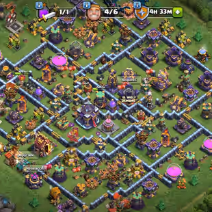 TH 15 | Rename 1000GMS | MORE EQUIPMENTS | 9Skins | 6 BUILDER | XP 149 | HEROES 50 73 40 36 04 26 20 | INSTANT DELIVERY  - Image 1