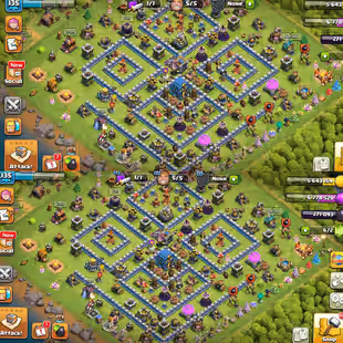 Th12 Full Max Account ||Heroes-65-65-40-40||3 King Skins||5 Epic Equipment||Lots Of Magic items - Image 1