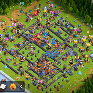 🔥TH 18 ALMOST MAX🔥60 PERCENT DISCOUNT SHOP-XP 228-[ 11 EPIC EQUIPMENT MAX-WALS DEFENSE MAX-NC FRE-HIGH TROPS-BEST DEAL - Image 1