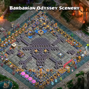 [EE169] ⭐LEGEND 2 & ODYSSEY FULL SET🔥 [TH18 MAX] 6 HERO/PROFILE/WALLS/DEF MAX | 12 EPIC MAX | SHOP DISCOUNT | B.HUT MAX - Image 1