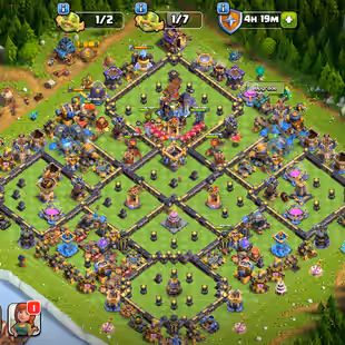🔥PREMIUM TH 18🔥60 PERCENT DISCOUNT SHOP-XP 234-[ 6 EPIC EQUIPMENT MAX-HEOR 71-85-67-48-55-17-HIGH TROOPS-DEFENSE MAX - Image 1