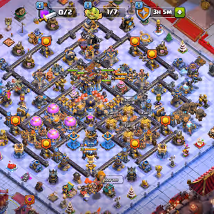 💥MAX HELPER HUT💥XP 247 | TH18 FULL MAX SUPERCHARGED -TRAP | 10 MAX EPIC | 31 SKINS | 542 MEDAL - Image 1