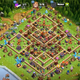 🔥TH-16 NEARLY MAX 🌟 WALLS & DEFENSE MAX | SB(MAX) EB(MAX) | EQUIPMENT MAX | NAME CHANGE | INSTANT DELIVERY - Image 1