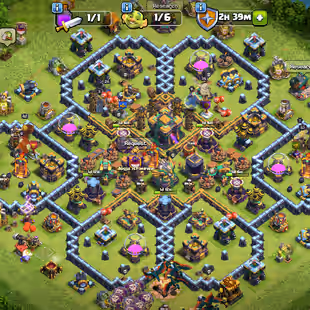🔥 Cheapest 🔥 TH 14 SEMI MAX || Skins 3 || Change Name FREE || Max Equipment || Much Medali || Safe Account || Guarante - Image 1