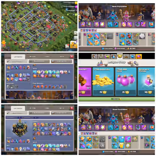 190 Xp| Th17 Max| (Black Defence ) Hero 85/96/43/61/47/1 | 10 Epic Equipment 20+ Level| Max Defense |Nc 500| Best Deal| - Image 1