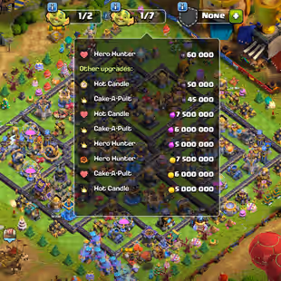 [CHEAPEST] XP 257 | TH18 FULL MAX DEFFENSE -CRAFT | 18/18 EPIC | 8 DIGIT PLAYER TAG | NC 500 - Image 1