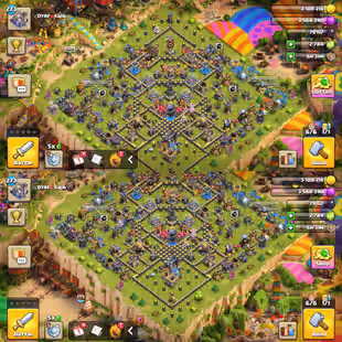 🔥WAR ARENA! TH-18 ALMOST MAX🔥XP-273! 9X EPIC EQUIPMENTS! HEROES:-106-110-90-85-51-25! MAX DEFENSE! FAST DELIVERY  - Image 1