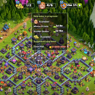🔥[ TH-15 FULL MAX ]🔥SB-FA [20] | GG-RS-EB [18] | LP-DC-FF-RD [15] | MAX DEF - TROOPS - WALLS | FAST DELIVERY  - Image 1