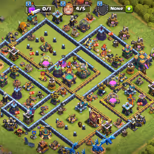 TH 14 || Rare || max Equipment || Free Change Name || 7 Skins || Cheapest price|| Safe Acc || Guaranteed --- - Image 1