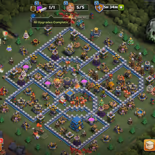 1200 CWL 🔥TH 12 FULLY MAX || HEROES 65-65-40-40 || 🔥6x EPIC EQUIPMENT AND RENAME AVAILABLE || SUPER ACCOUNT - Image 1