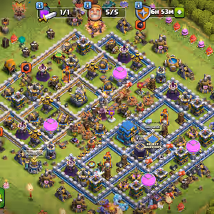 K-PREMIUM TH 12 ! HEROS :-56-58-34-35! 5x EPICS EQUIPMENT! 4x LEVEL 12!  LOT OF ANNIVERSARY CAKE!LOW PRICE FAST DELIVER - Image 1
