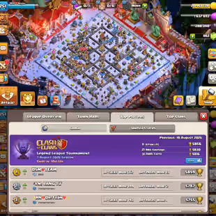 💠USA LOCAL💠TH 18 ALMOST MAX-251 XP-LEGEND 3 LEAGUE-HIGH EPIC EQUIPMENT -LEGENDARY SNAKE & FIRE HORSE SCENARY-BH MAX - Image 1